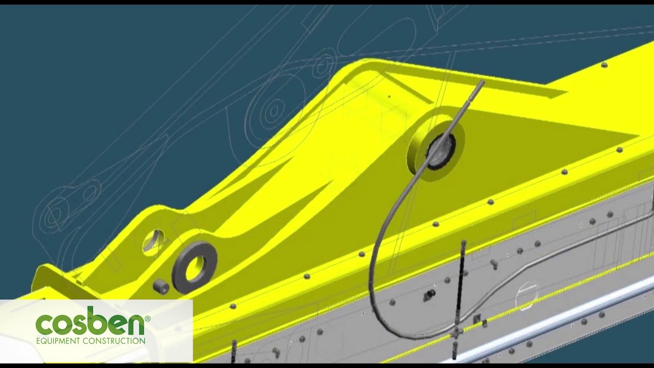 Cosben Telescopic arm on your own excavator