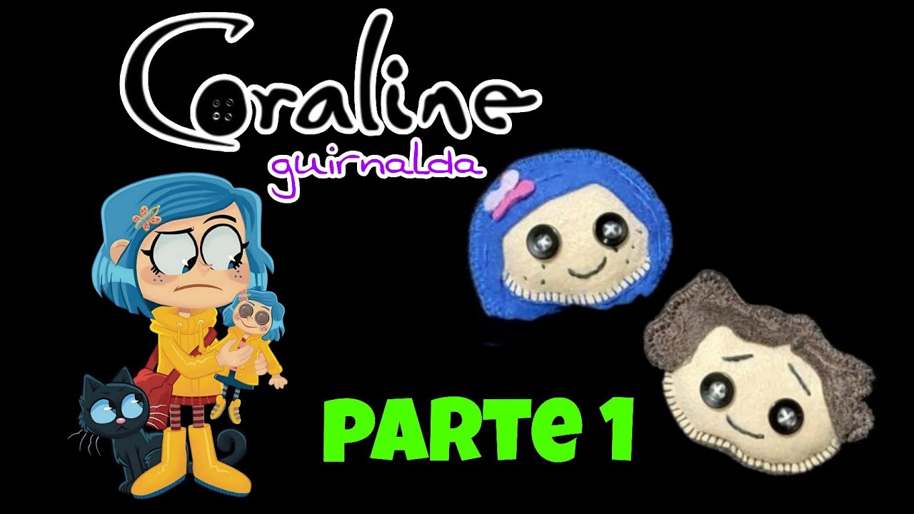 CORALINE DIY 🩵🐈‍⬛ GUIRNALDA PARA HALLOWEEN 👻🎃 PASO A PASO PARTE 1 😘😍🥰❤️🛍️🛒🏃‍♀️