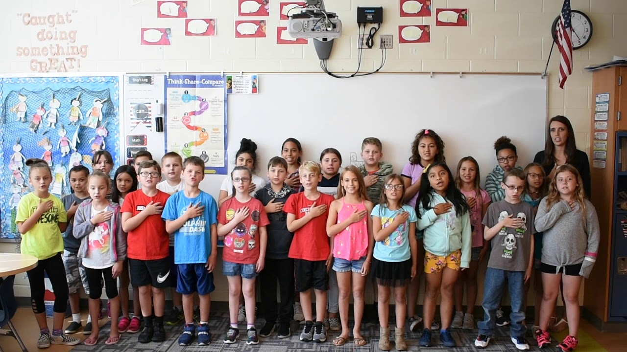 Darbydale Elementary School Pledge of Allegiance