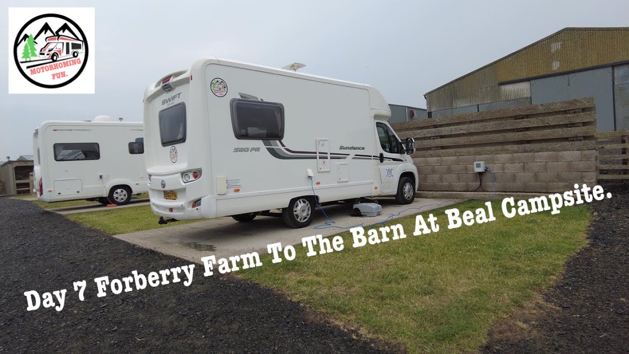 Barn at the Beal Campsite Northumberland | Arrival & Full Site Walk