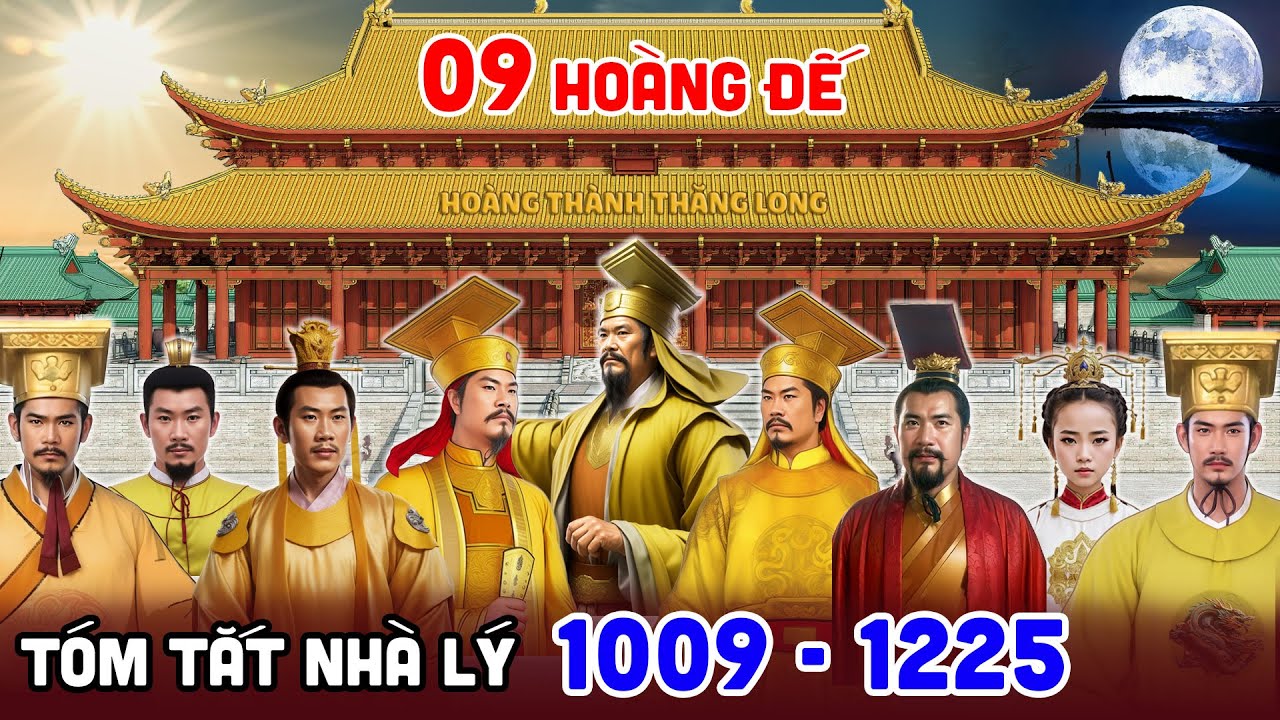 Tóm Tắt LỊCH SỬ NHÀ LÝ (1009 - 1225): 9 Vị Vua Thời Lý - ĐẠI VIỆT 