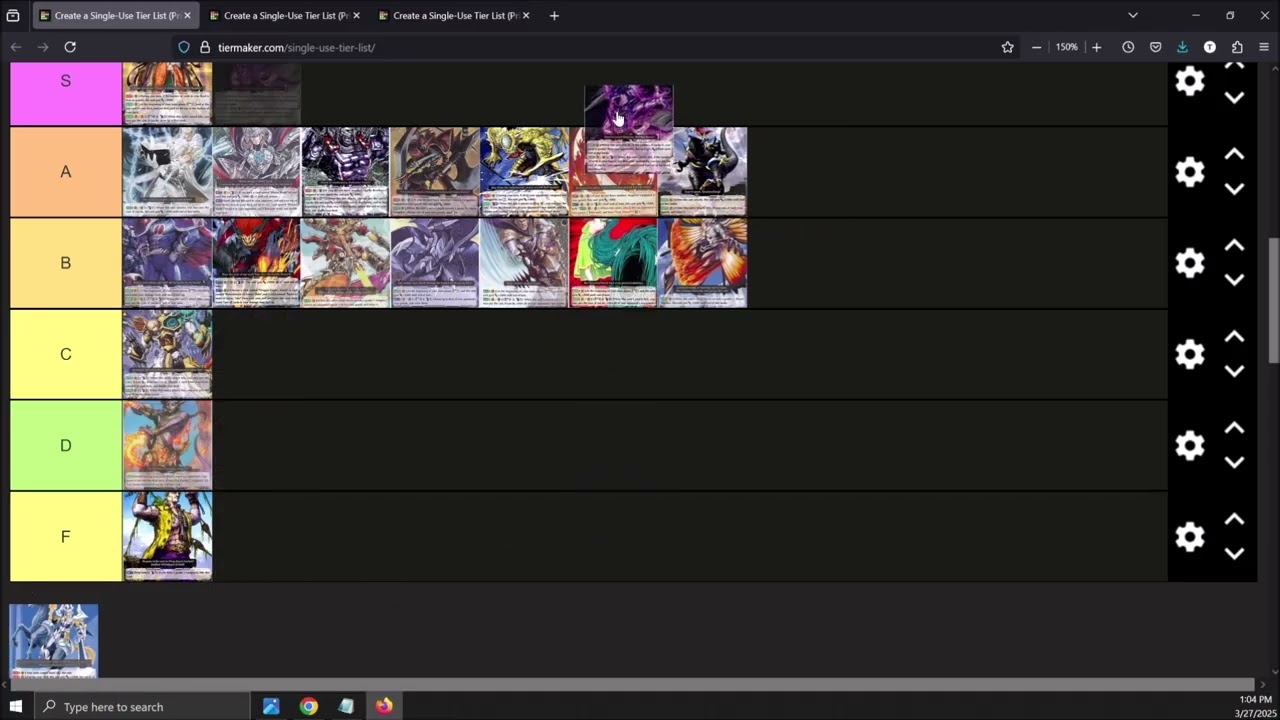 Cardfight!! Vanguard Vintage Tier Lists - TD1+2/Set1 Grade 3s - Was KoK Alfred Bad?  (Yes)