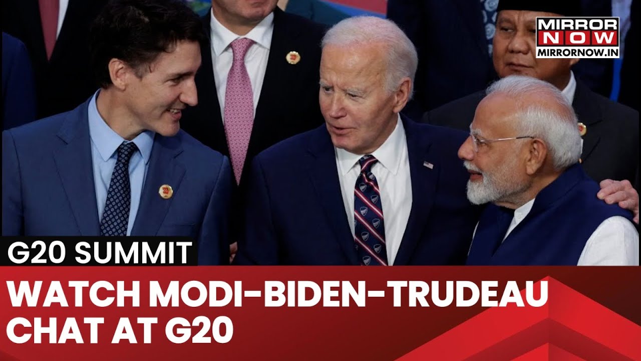 G20 Brazil Summit: PM Modi, Prez Biden and Canadian PM Justin Trudeau Candid Chat During Photo-op