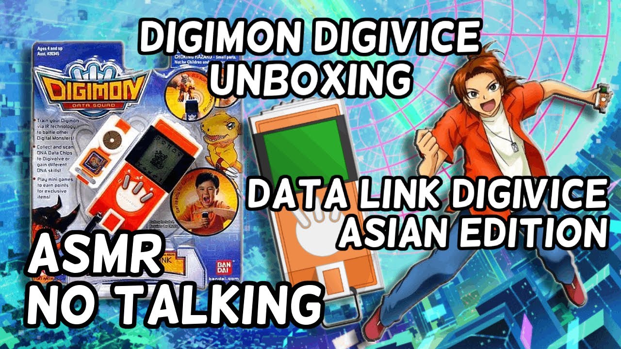 [ASMR] Data Link Digivice | Digimon Digivice Unboxing (No Talking)