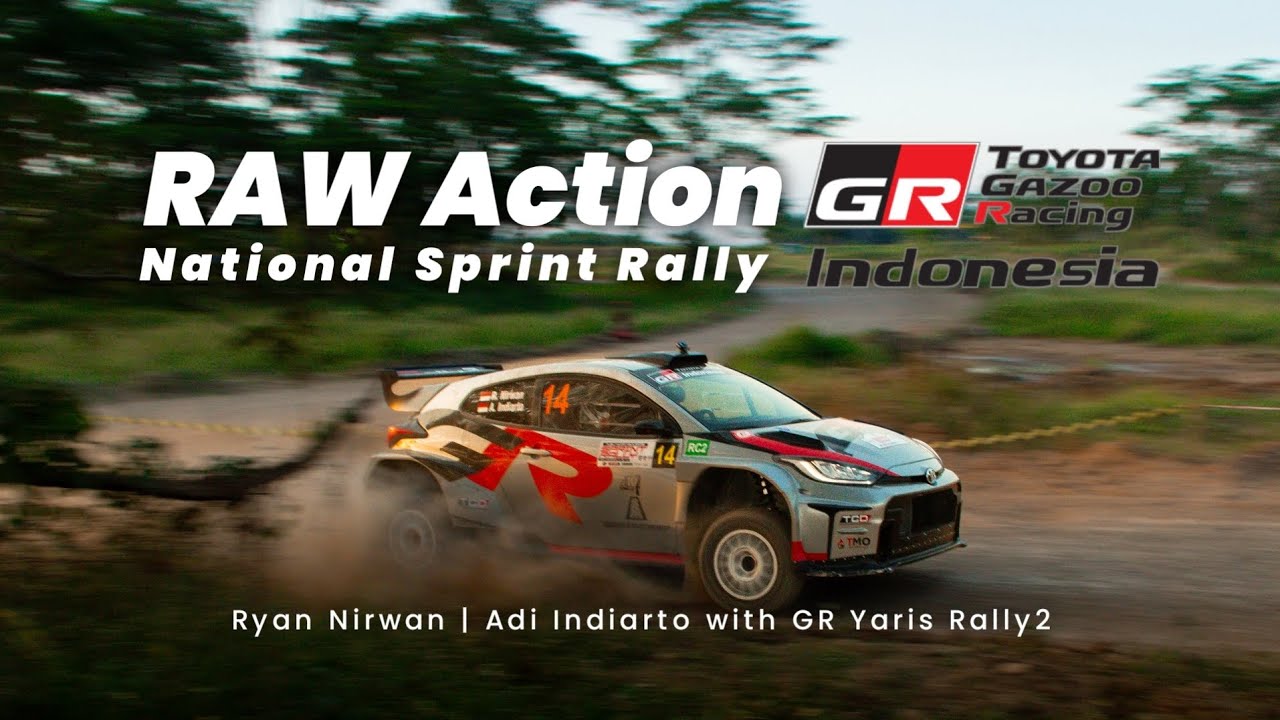 RAW Action | GR Yaris Rally2 Ryan Nirwan feat Adi Indiarto | Indonesian National Sprint Rally 2025