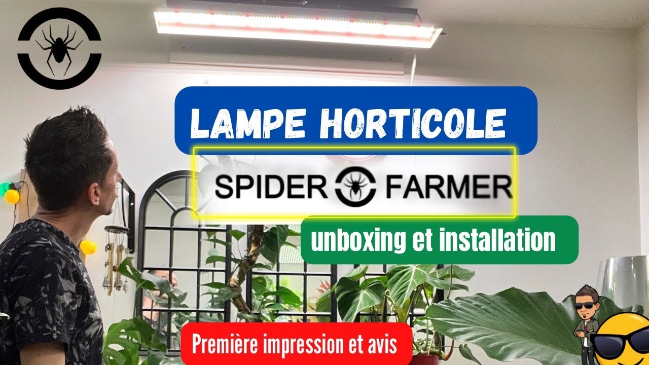 #16-SPIDER FARMER 💡[ Lampe horticole ] Unboxing-Installation et avis  #plantes @Spider Farmer