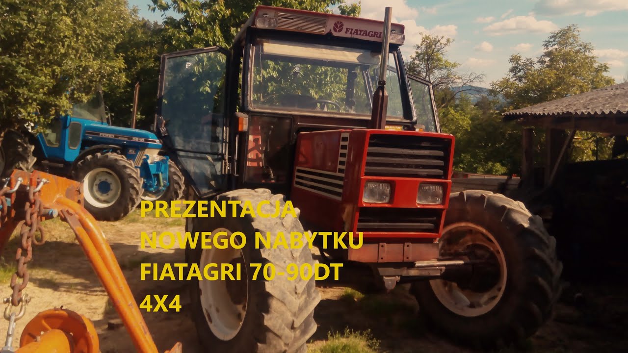 PREZENTACJA NOWEGO NABYTKU FIAT AGTI 70 90 DT 4X4