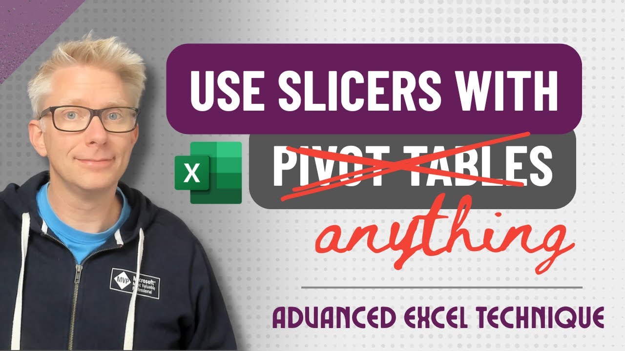 Срезы Excel БЕЗ сводных таблиц? Хитрость с отсоединенной таблицей