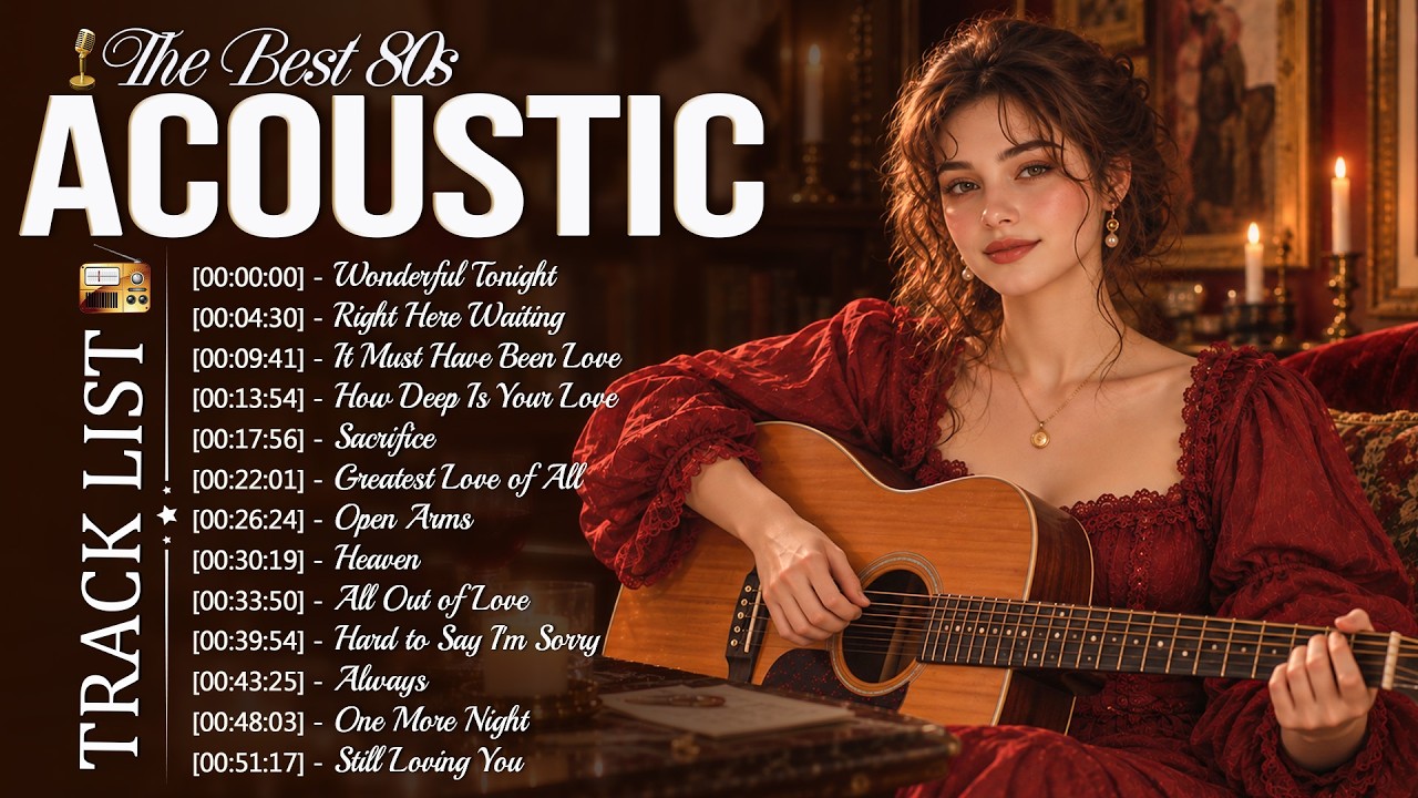 Coffee Shop Love Songs | Relaxing Acoustic 70s 80s 90s Collection ❤️ Acoustic Guitar & Soft Memories