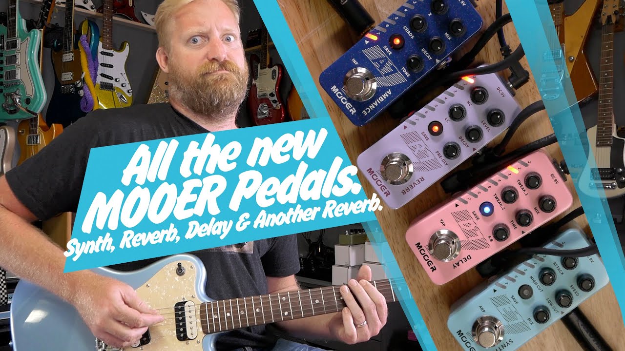 Mooer Synth E7 & Reverb R7 - A7 Ambient Reverb & D7 Delay later in the video.