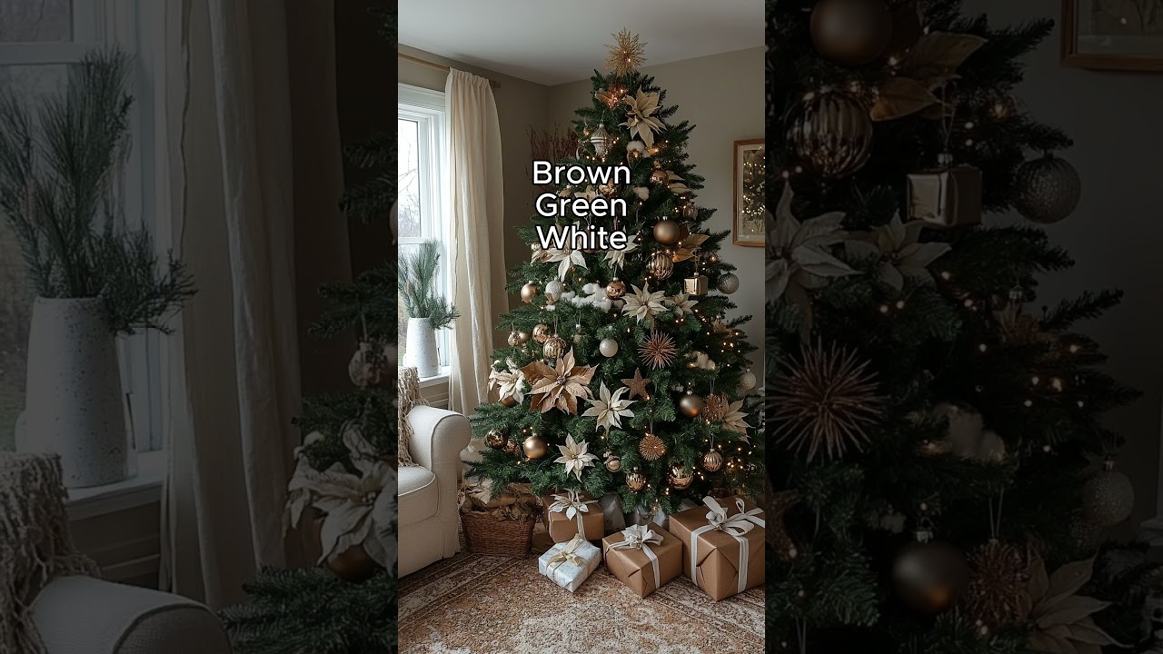 5 color schemes for your Christmas tree
