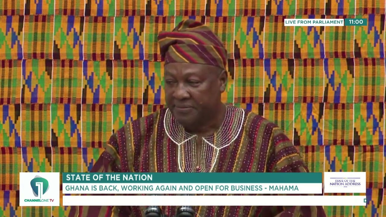 “Ghana Is Back!” – Mahama Declares New Era at #SONA2026 🇬🇭