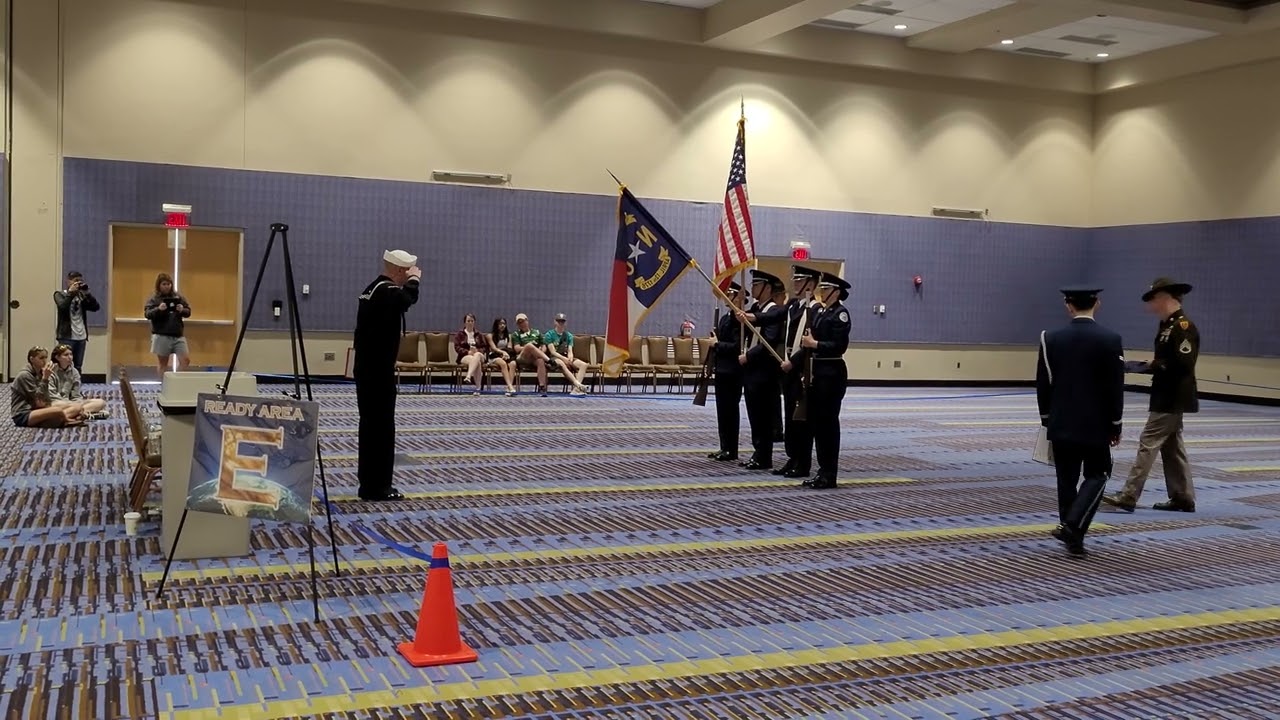 Reagan HS AFJROTC Color Guard