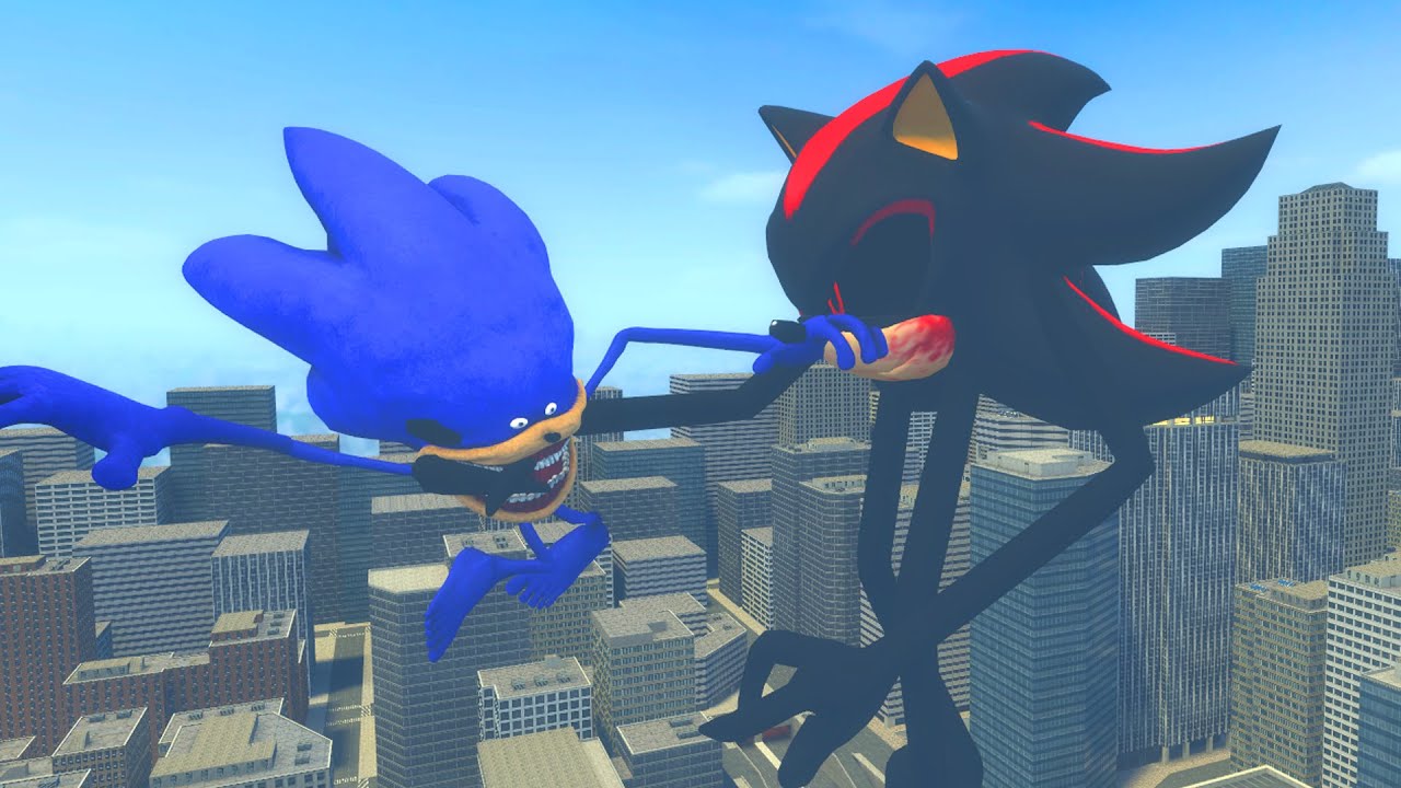 NEW SHADOW.EXE SMILEY vs EVOLUTION OF ALL SHIN SONIC TAPES FAMILY in Garry's Mod