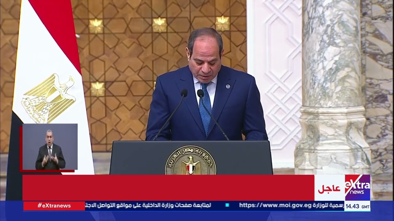 الرئيس السيسي يستقبل نظيره الصومالي حسن شيخ محمود بقصر الاتحادية