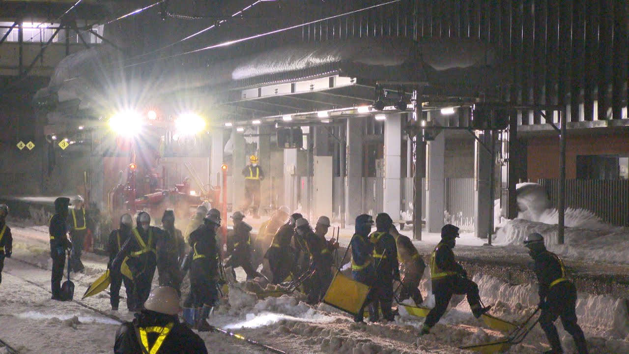 自然に挑む！～駅構内の除雪～【JR北海道】