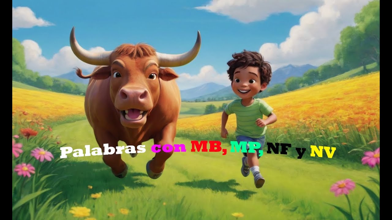 🧠 ¡Palabras que suenan fuerte! Aprende MB, MP, NF y NV | LetriNúmeros