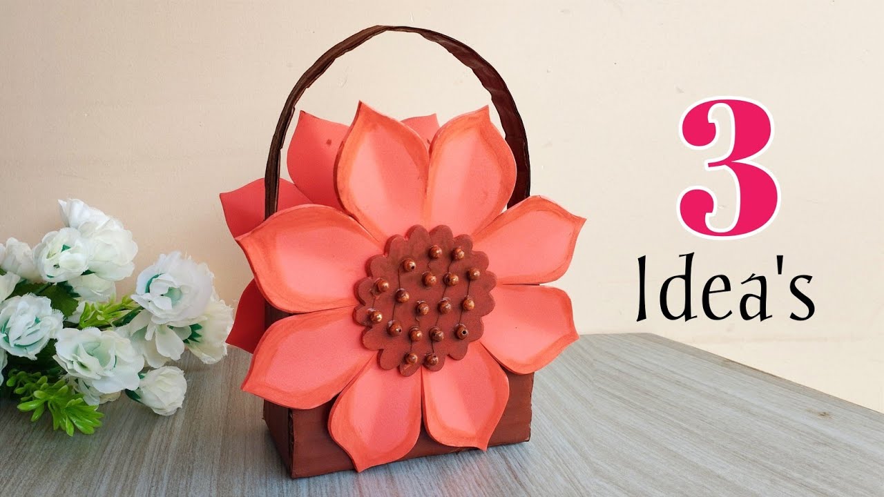 TOP 3 Beautiful Cardboard Recycling Idea's | DIY Easy Cardboard Craft |