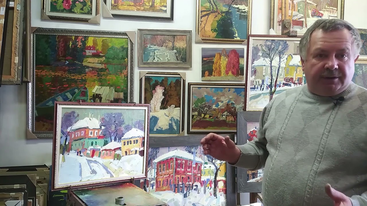 Картины в Зимнее Время  (часть 2). Болотов Юрий