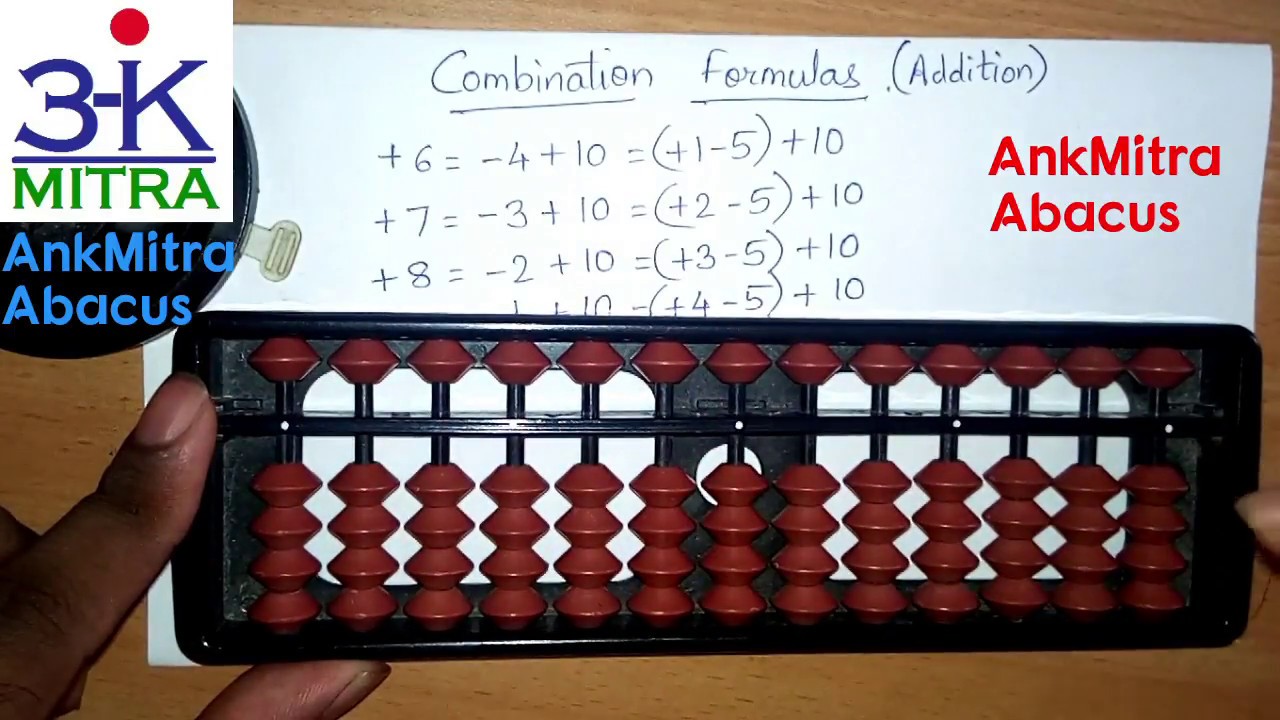 Abacus || English || Lesson 6: When & How to use Combination Formulas (Addition)