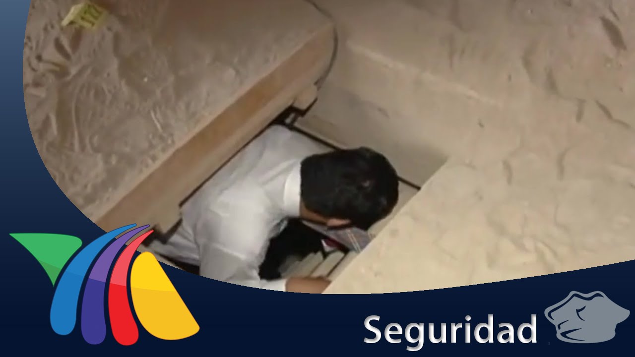 Túnel por donde escapó 