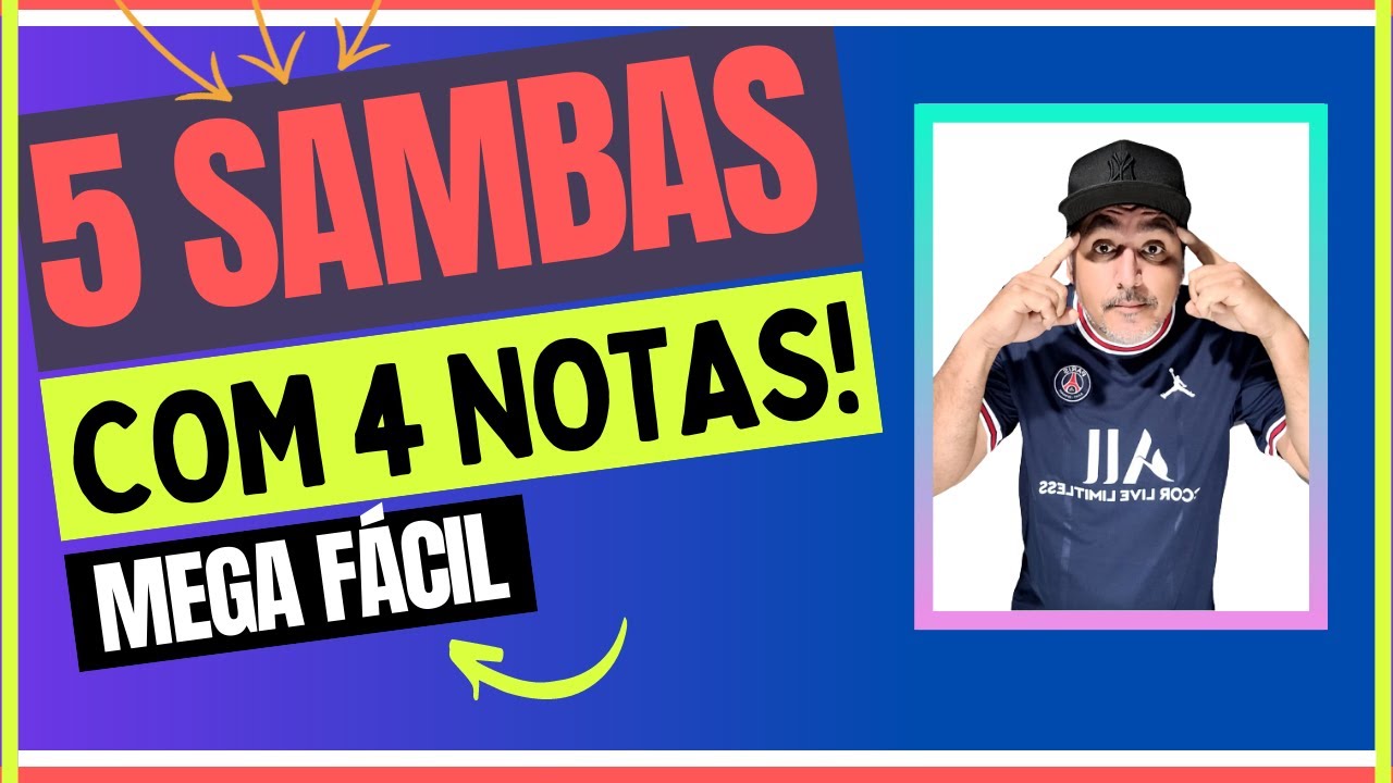 SAMBAS MARAVILHOSOS PRA BANJO INICIANTE PRA TOCAR NAS RODAS DE SAMBA E SER RESPEITADO|@CanaldoAlecão