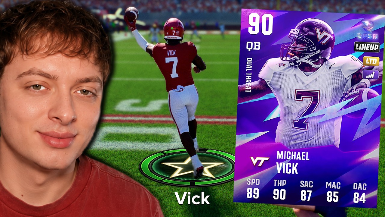 New Michael Vick Card Is BROKEN in College Football 27