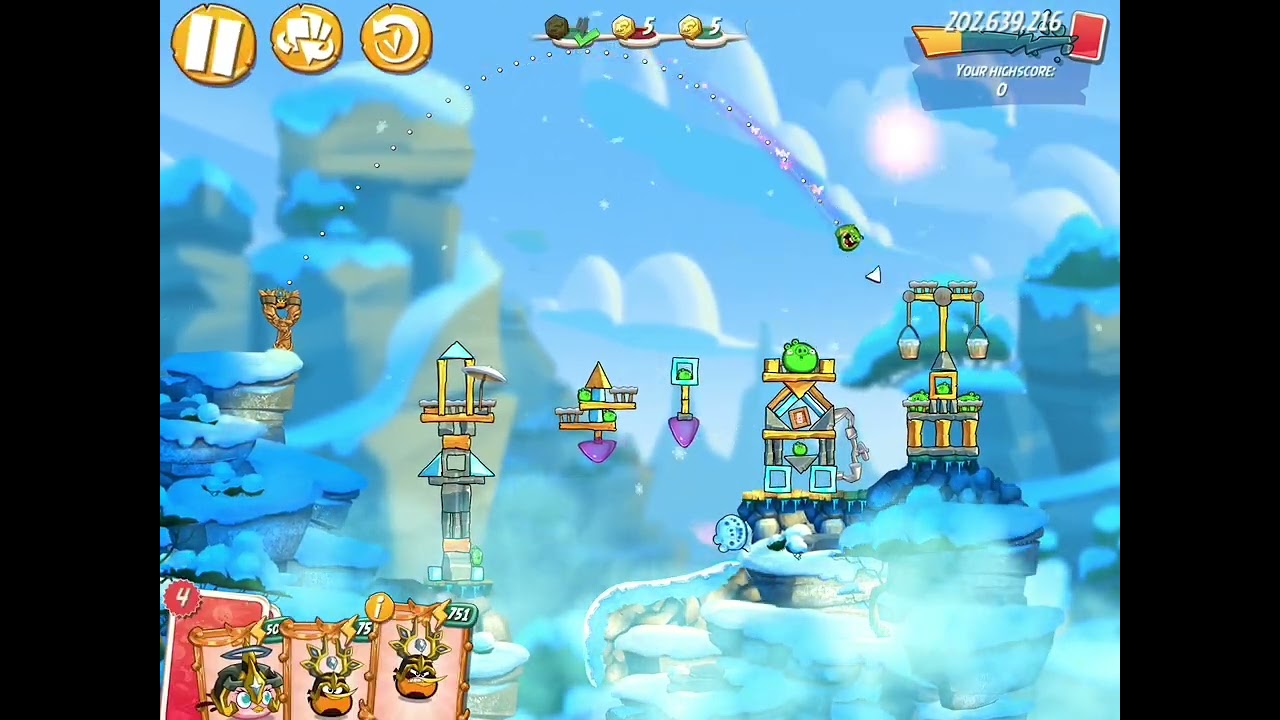 MEBC with 2 Bonus Birds, 7 rm - No Red,Blues,Chuck,Hal - Mighty Eagle Bootcamp, Angry Birds 2