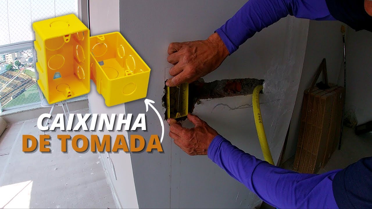 NOVO METÓDO PARA INSTALAÇÕES DE CAIXINHA PARA TOMADA 2X2 E 4X4!
