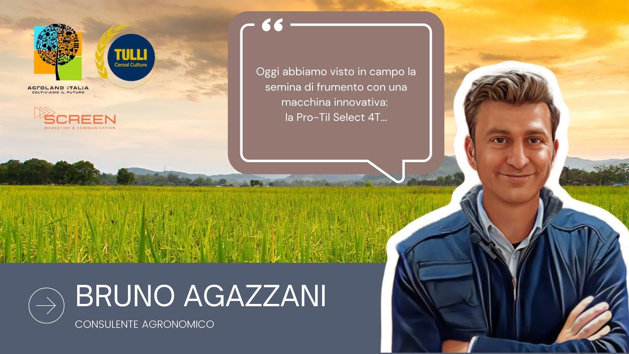 @agrolanditalia. Abruzzo: Semina su sodo con Pro-Til Select 4T. Bruno Agazzani, Consul. agronomico