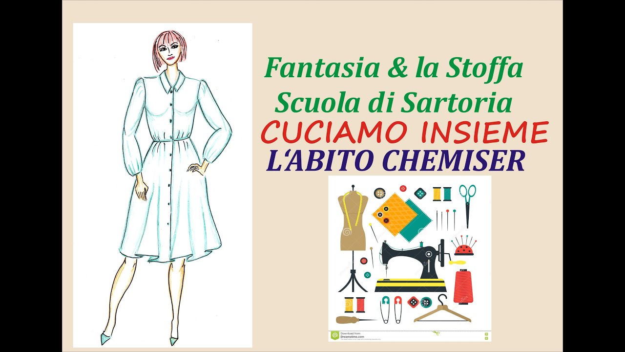 L'Abito chemisier - cuciamo insieme