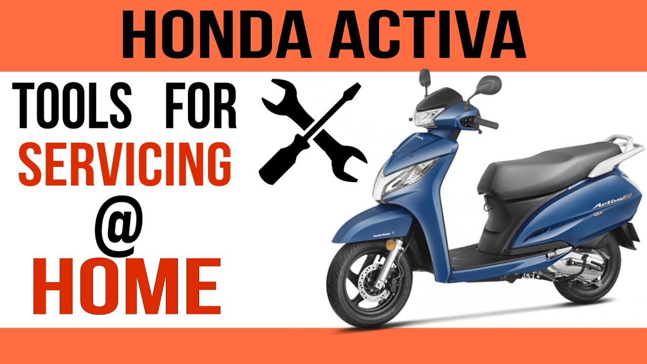 Honda activa tools used for servicing