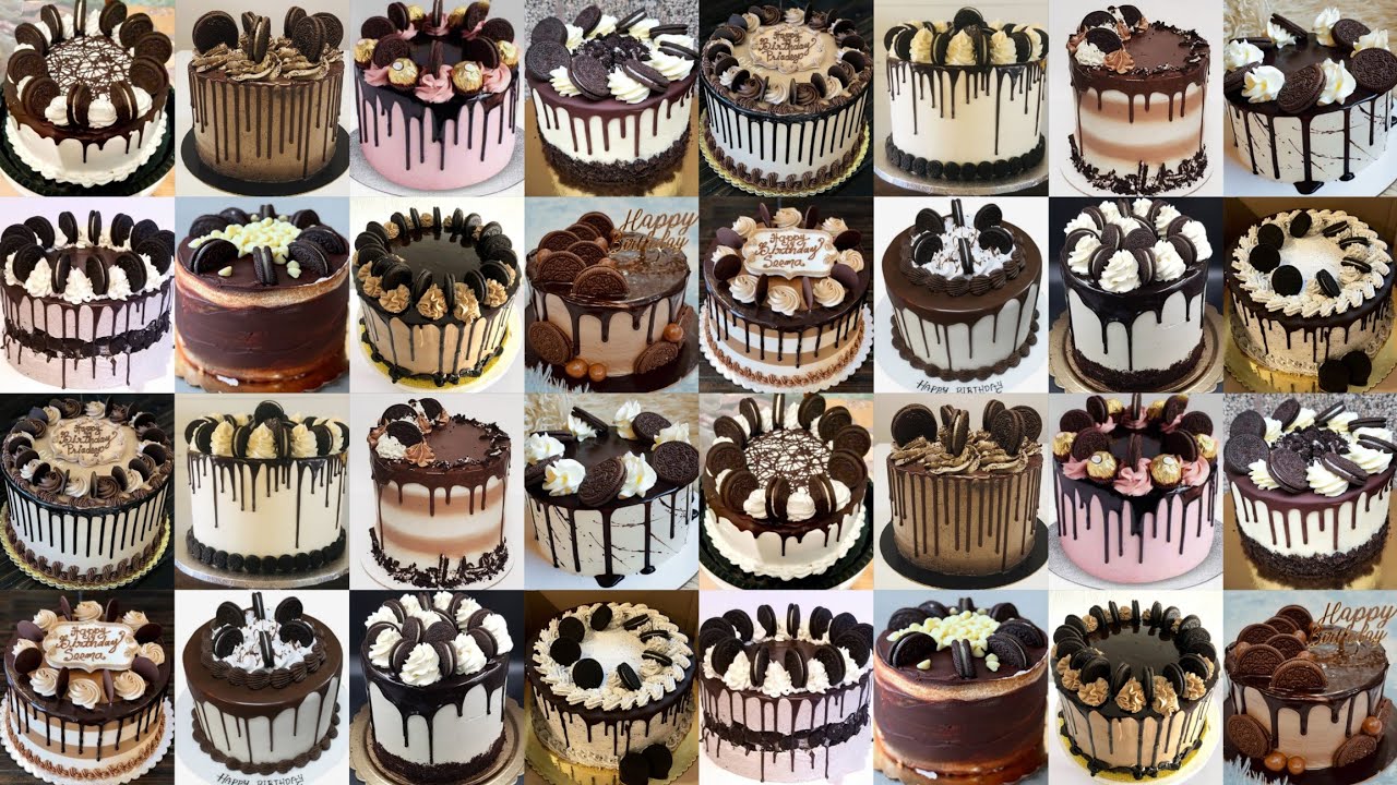 🌈Chocolate Cake/Oreo Chocolate Cake Design/Oreo Biscuit Chocolate Cake/Birthday Cake Recipe#cake