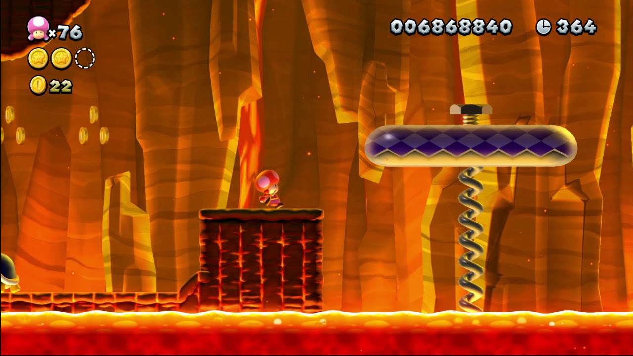【NS】碧姬公主城堡 8-3 三星幣【Mario U】 New 超級瑪利歐兄弟 U 豪華版