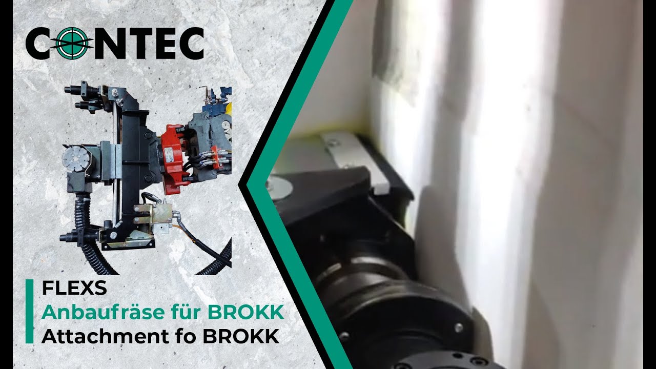 CONTEC FLEKS Anbaufr&auml;se f&uuml;r BROKK / Wall planer for BROKK