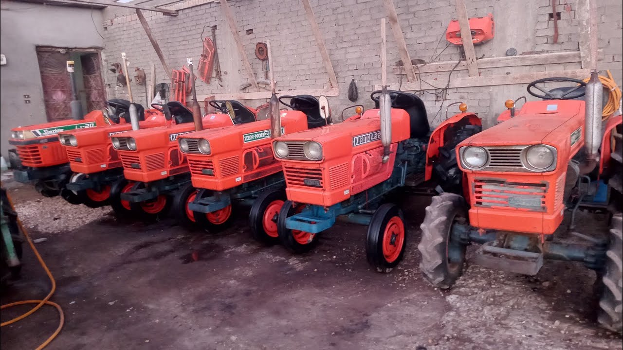 جرارات كوبوتا  ٢٢ حصان بتاع زراعة وتقليع البطاطس