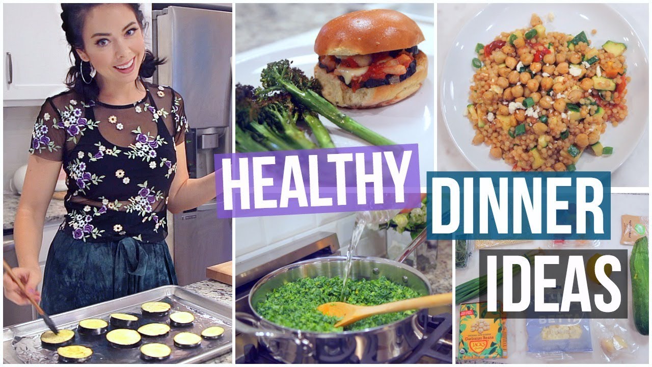 3 Healthy Vegetarian Dinner Ideas! IN MY NEW KITCHEN!!!