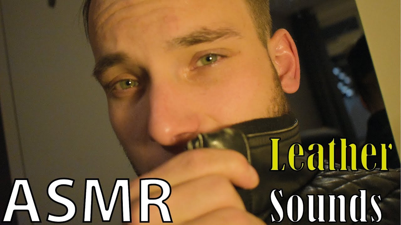 #ASMR ASMR - Soothing LEATHER Sounds  (Rubbing, Tapping)