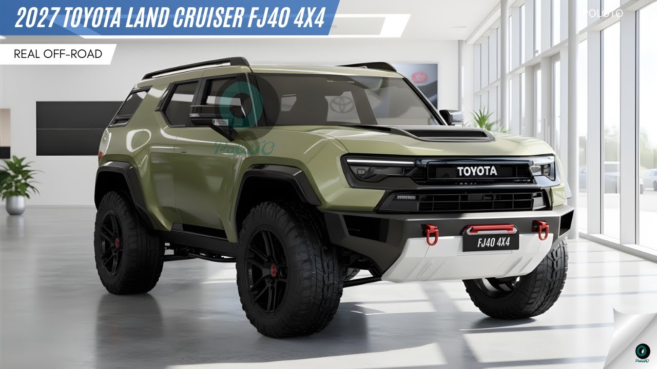 Toyota Land Cruiser FJ40 2027 года — создан для настоящего бездорожья, а не для трендов!