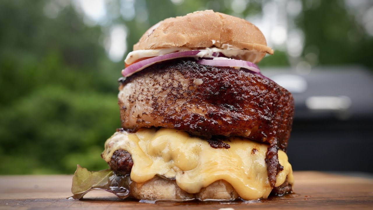 Pork Belly Cinnamon Roll Burger / Boczkowe Ślimaczki Cynamonowe + Burger  -KuchniaKwasiora