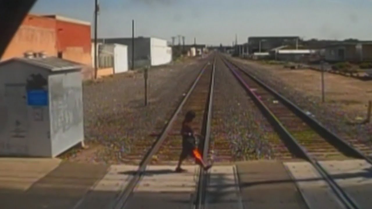 Rail Runner surveillance reveals close calls with trains
