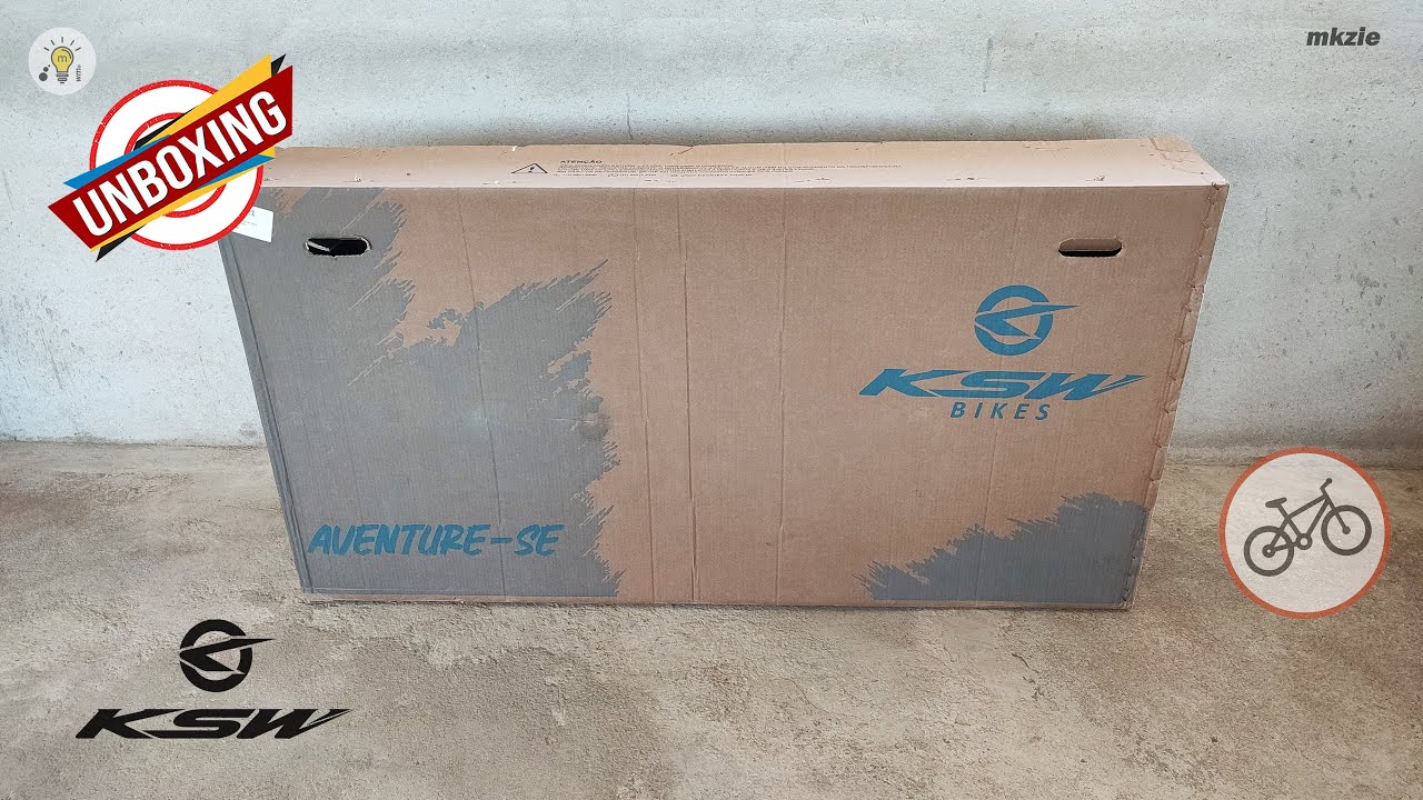 Распаковка и крепление BIKE 29 KSW 24V XLT100 к Интернету