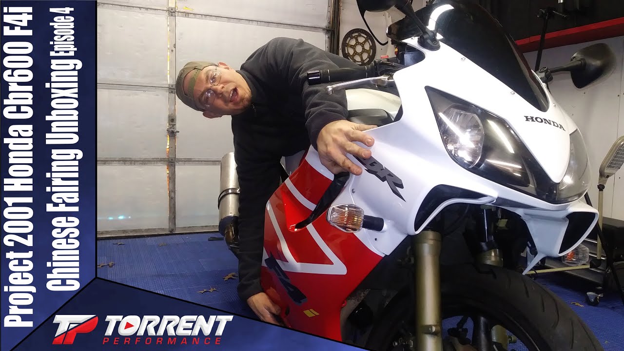 Распаковка китайского обтекателя Honda CBR600 F4i 2001 Эпизод 4