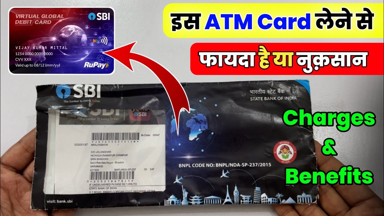 SBI Global Debit Card Hidden Charges And Benefits | SBI International Debit Card Unboxing and Review