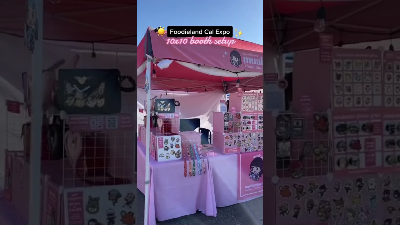 Foodieland Cal Expo Sacramento Vendor Booth Setup