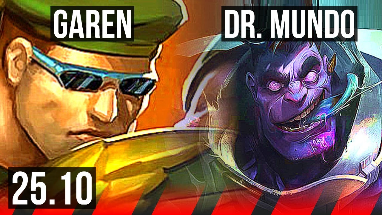 GAREN vs DR. MUNDO (TOP) | NA Master | 25.10