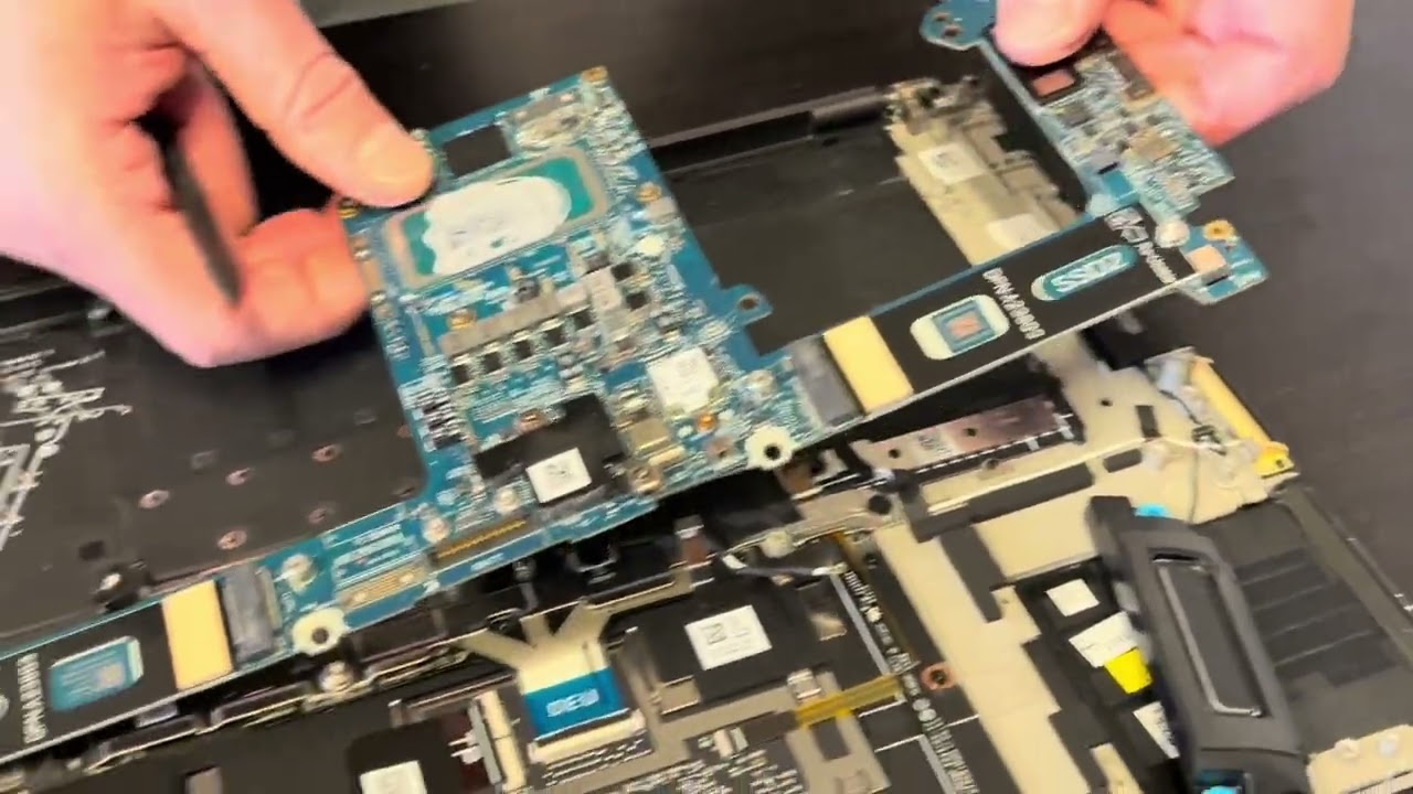 Dell Mobile Precision 5690 laptop teardown. How to replace or upgrade: RAM SSD and more. DIY repair.