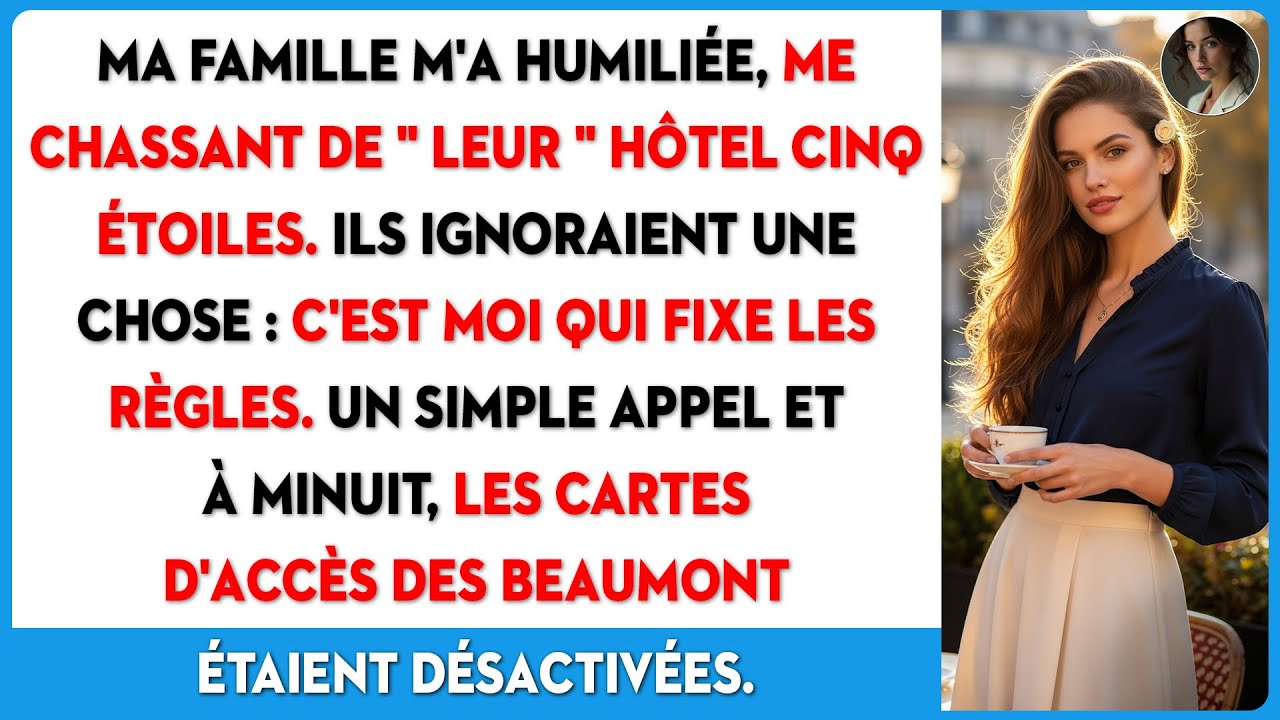 Ma sœur m'a chassé de ce palace, m'insultant et me jetant 500€ au visage.