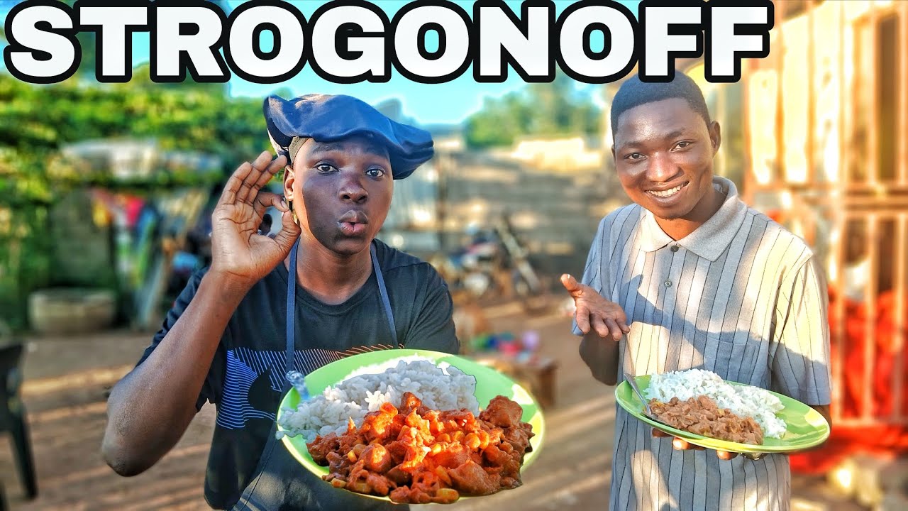 ESTROGONOFE DE FRANGO + ARROZ DE ALHO 😋 Receita simples e deliciosa!