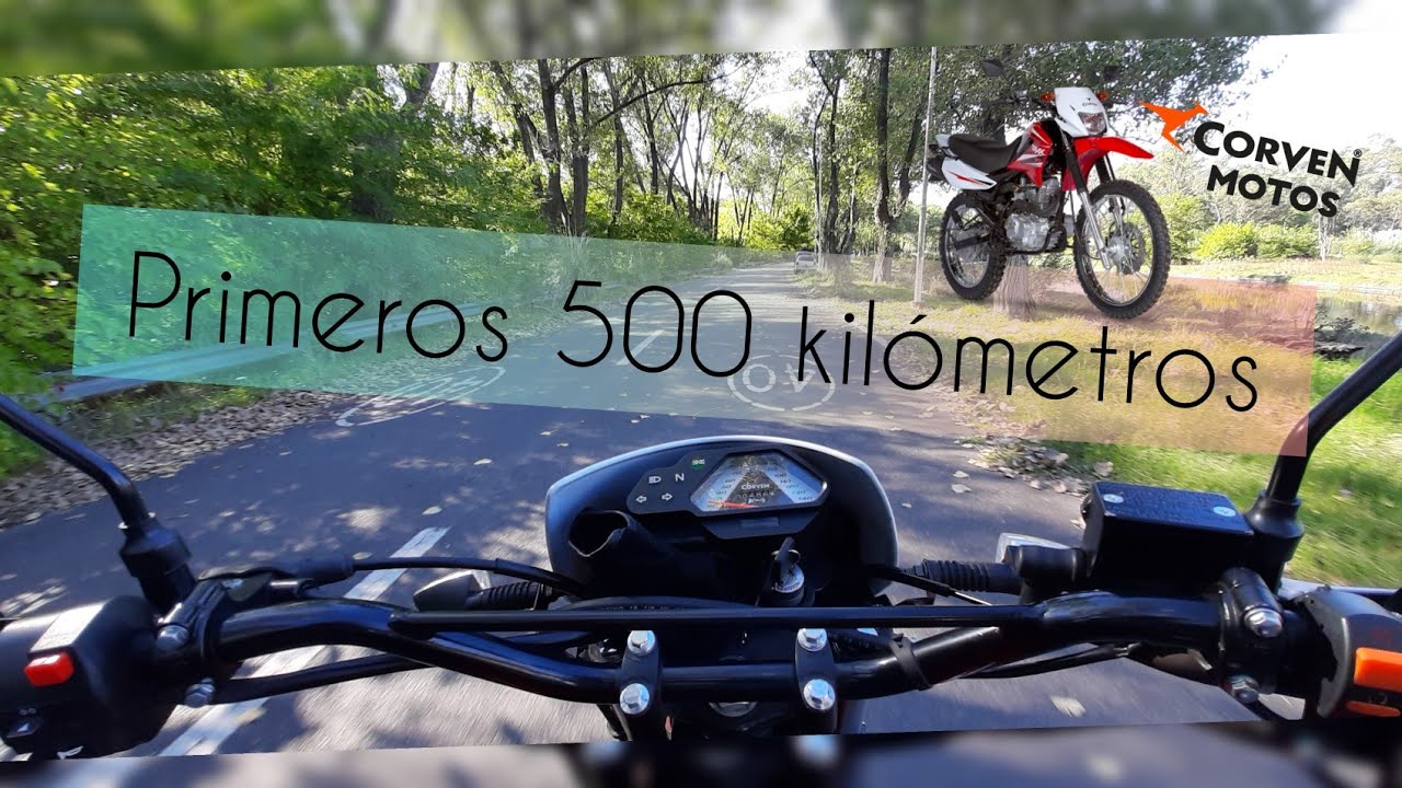 Como ablandar  una moto , primeros 500 km con mi corven triax 150 cc Review